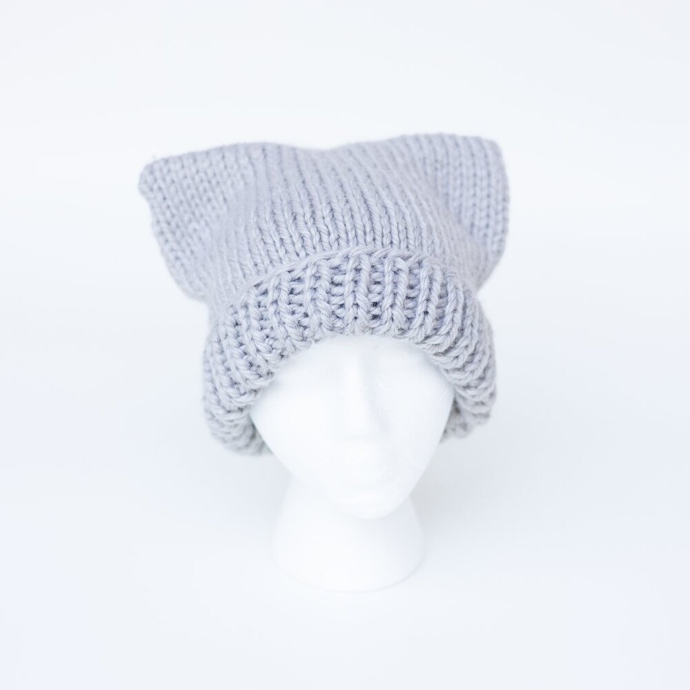 Chunky Knit Cat Ear Beanie